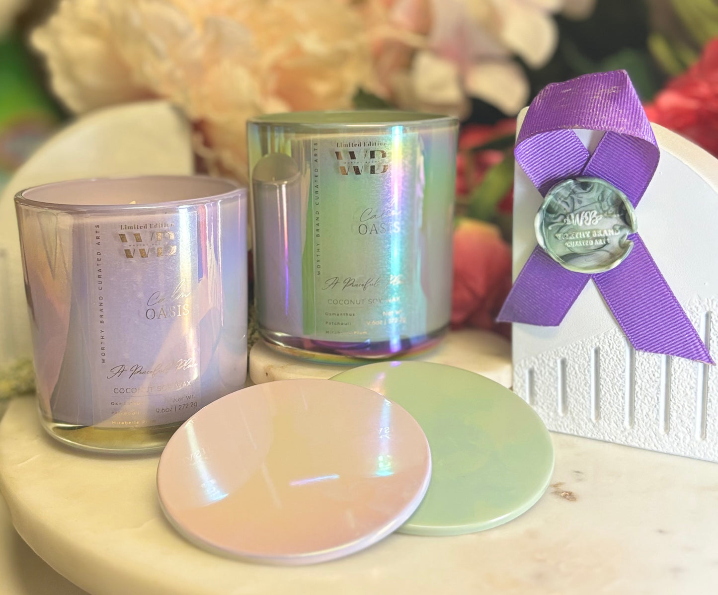 Calm Oasis Limited Edition Awareness Candles