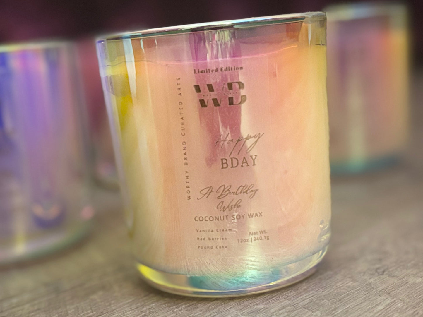 Limited Edition Happy Bday Candle