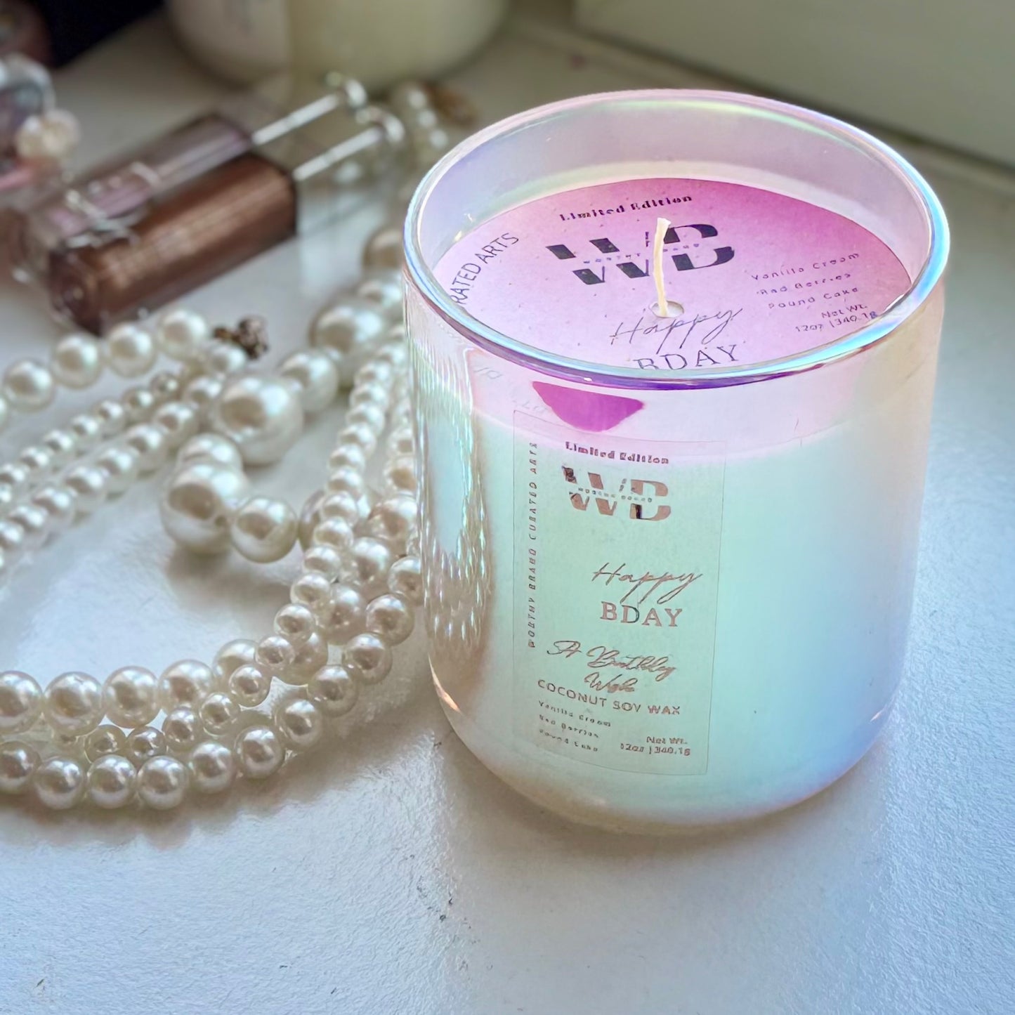 Limited Edition Happy Bday Candle
