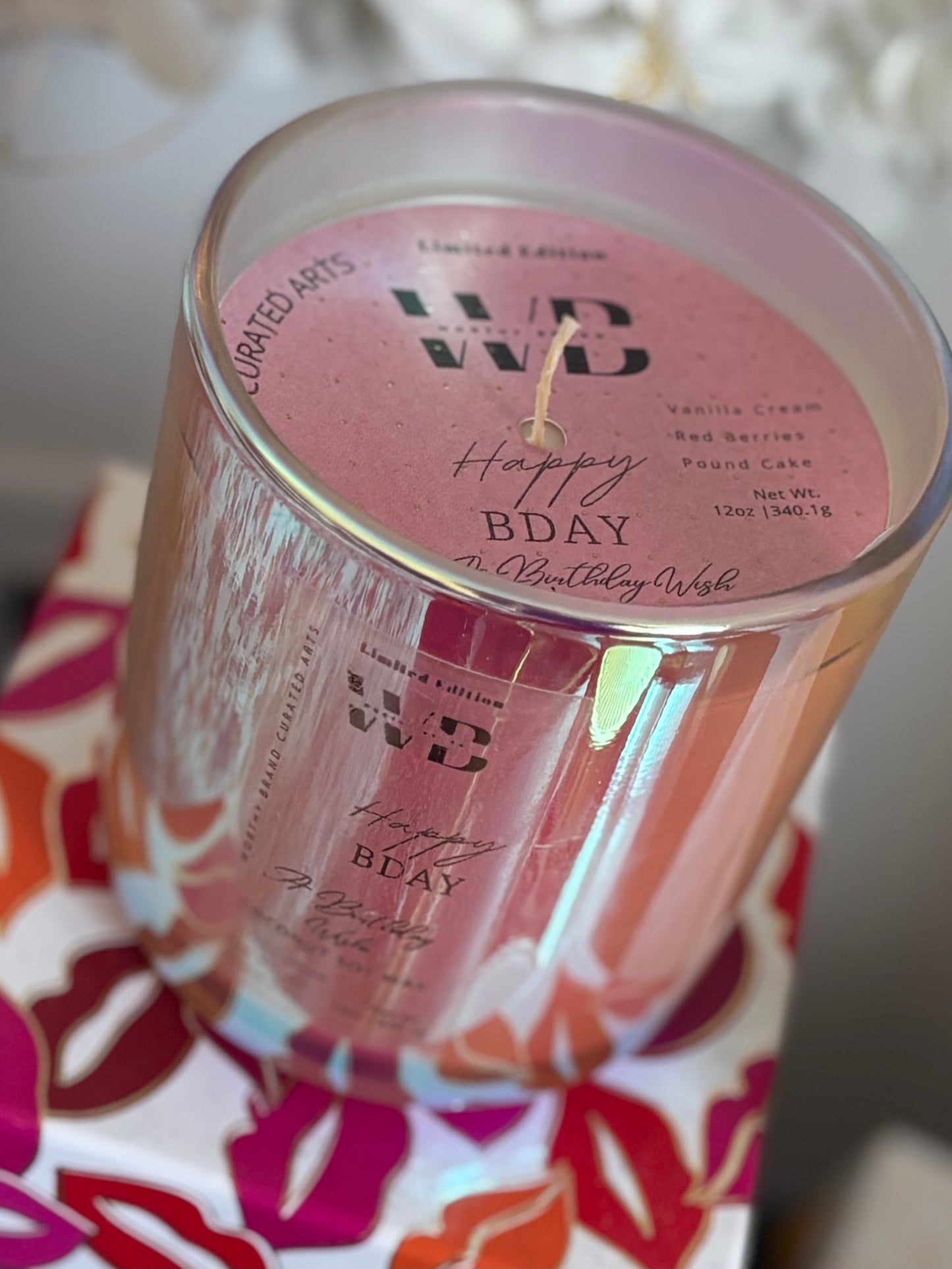 Limited Edition Happy Bday Candle