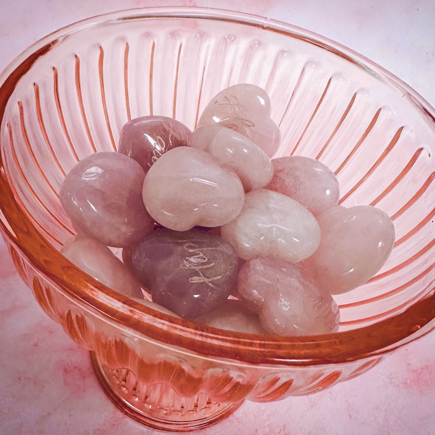 Rose Quartz Heart