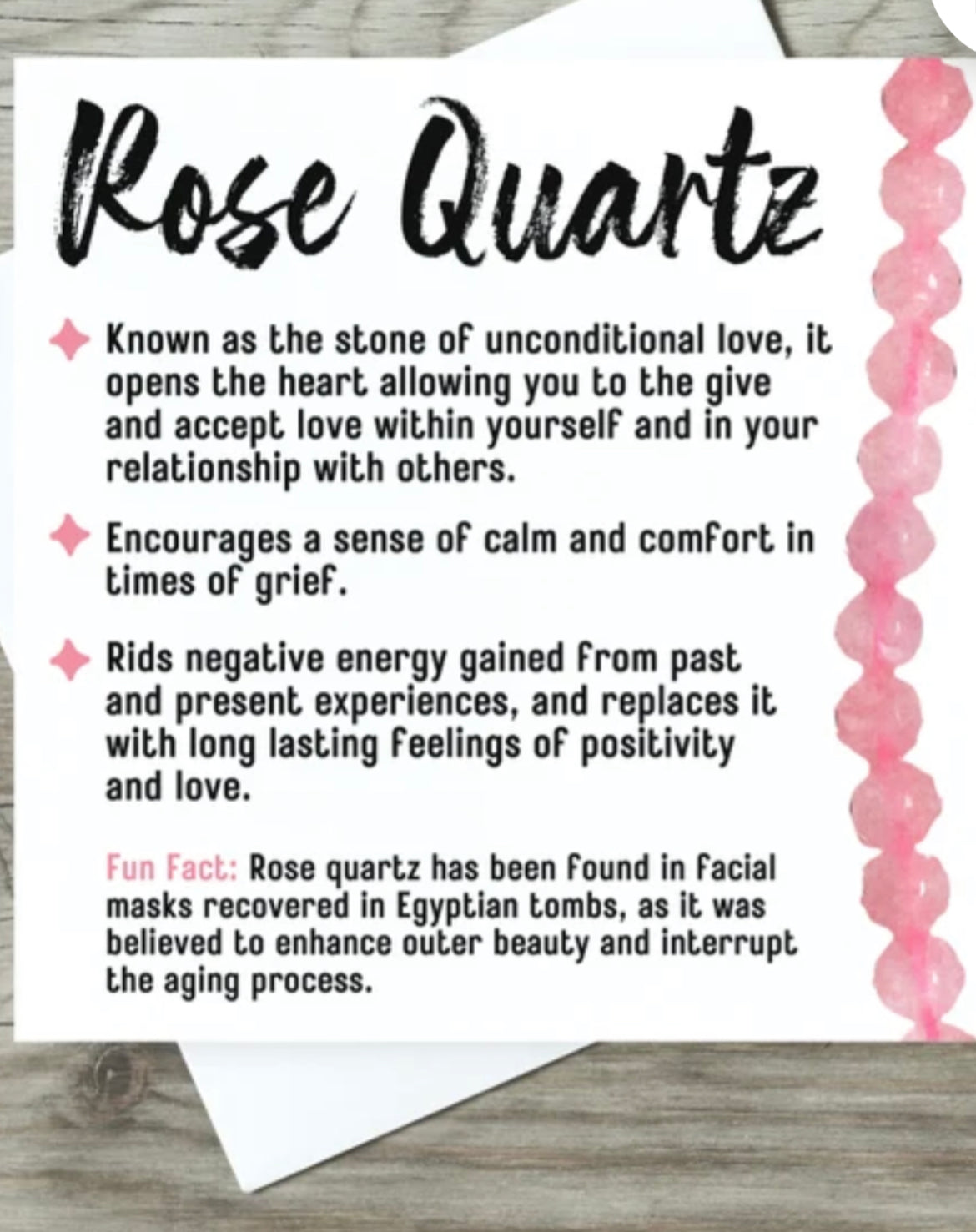 Rose Quartz Heart