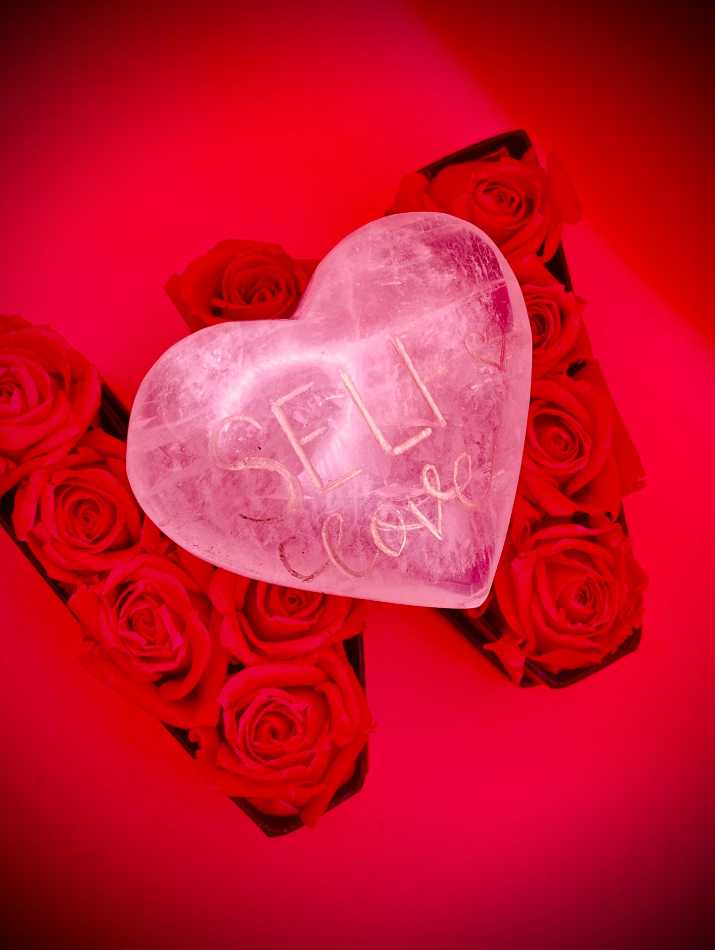 Rose Quartz Heart