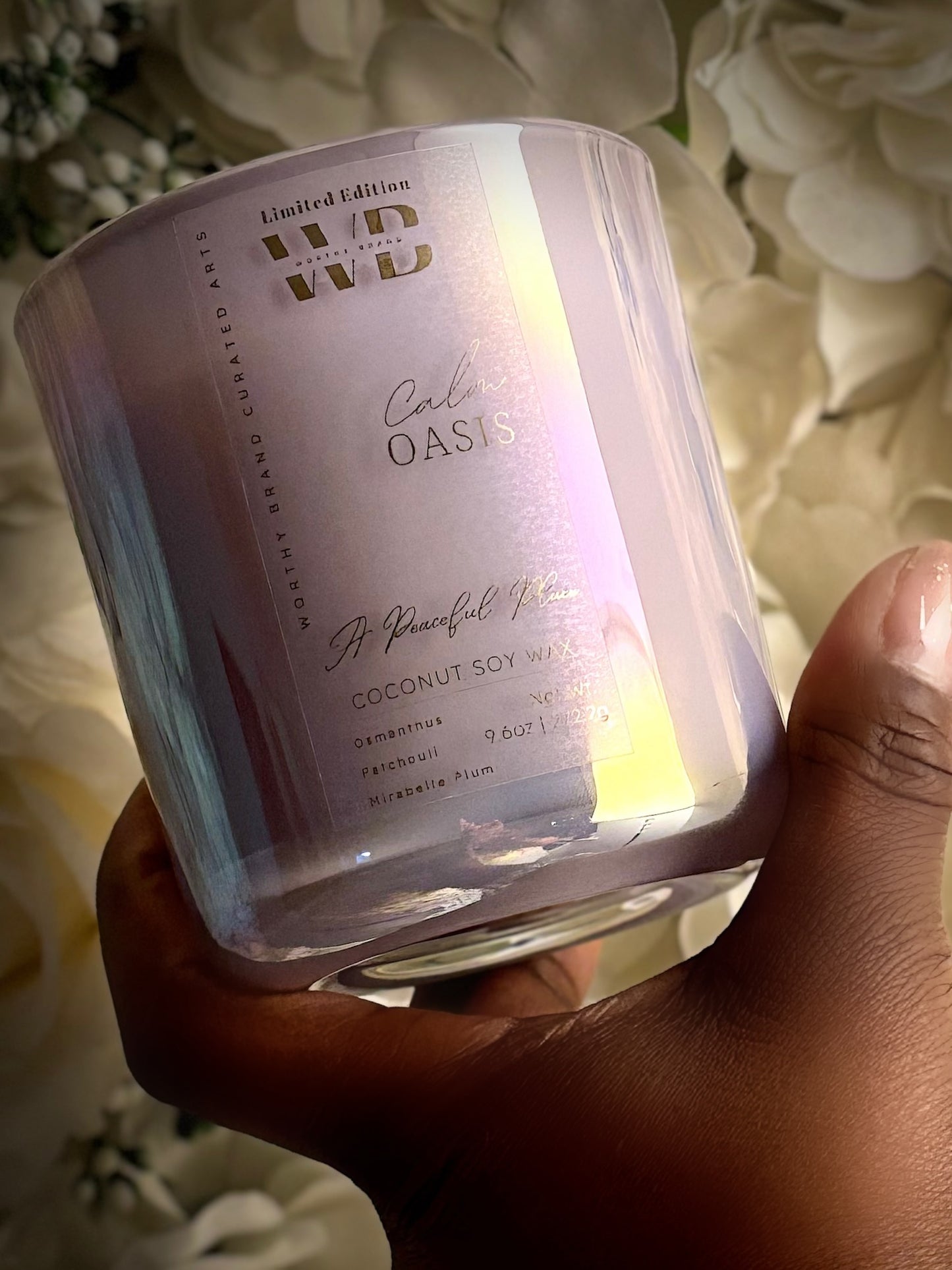 Calm Oasis Limited Edition Awareness Candles