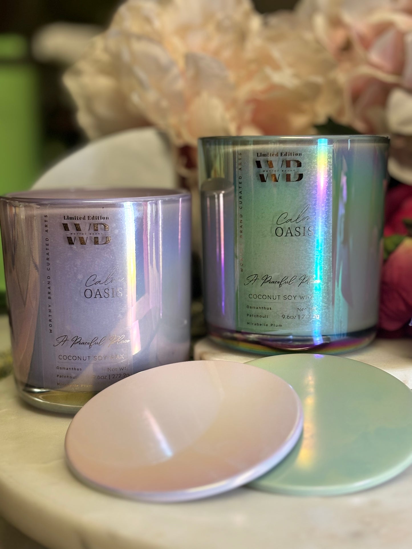 Calm Oasis Limited Edition Awareness Candles